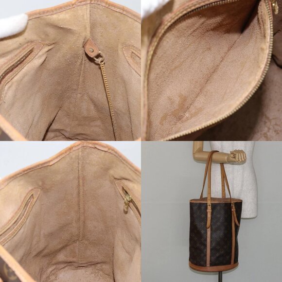 LOUIS VUITTON Monogram Bucket GM Shoulder Bag M42236 LV Auth th6386 - Picture 14 of 15